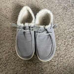 HEYDUDE Fuzzy shoes
